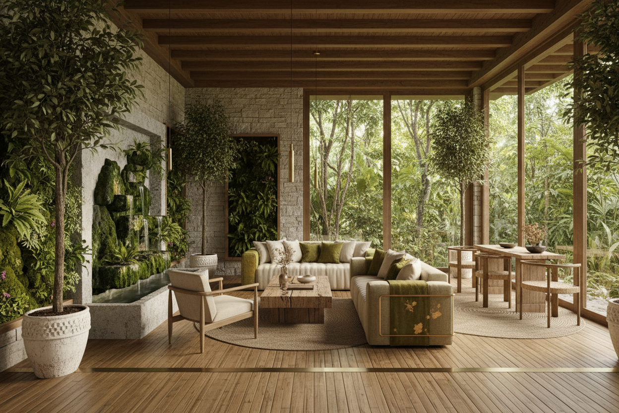 an eco friendly luxury envirment